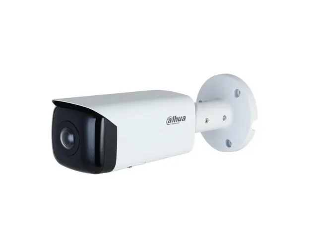Camera supraveghere IP exterior Dahua WizSense IPC-HFW3441T-AS-P-0210B, 4 MP, 2.1 mm, IR 20 m, slot card, unghi 180 grade, microfon, PoE