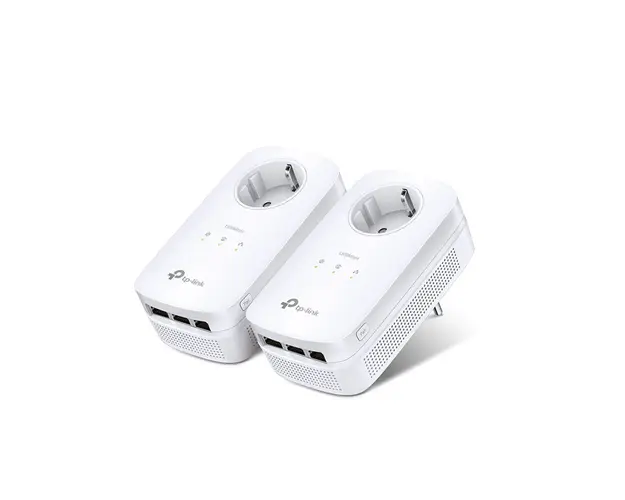 Kit adaptor powerline Gigabit TP-Link TL-PA8030PKIT, 1300 Mbps, 300 m, control de pe telefon