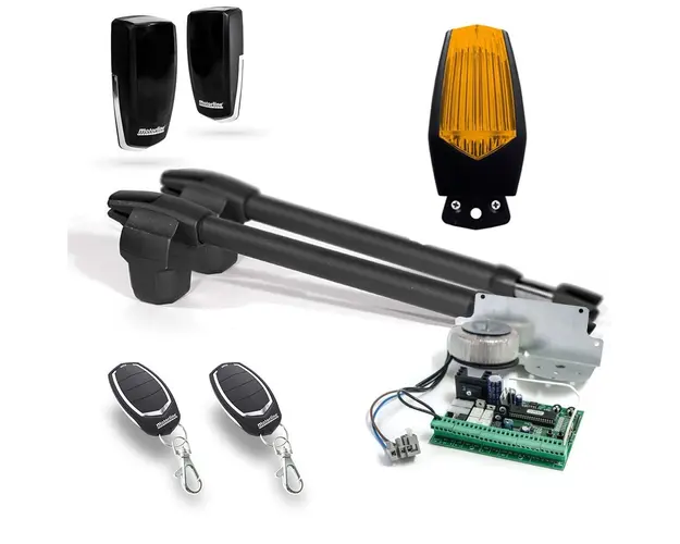 Kit automatizare poarta batanta Motorline LINCE 300 - 24V, 2.5 m/canat, 250 Kg/canat, 60 W