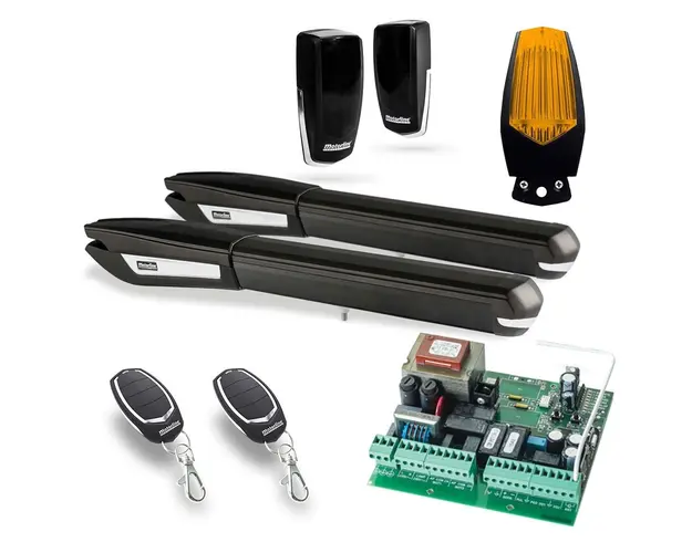 Kit automatizare poarta batanta Motorline PERSA400 230V, 3 m/canat, 300 Kg/canat, 300 W