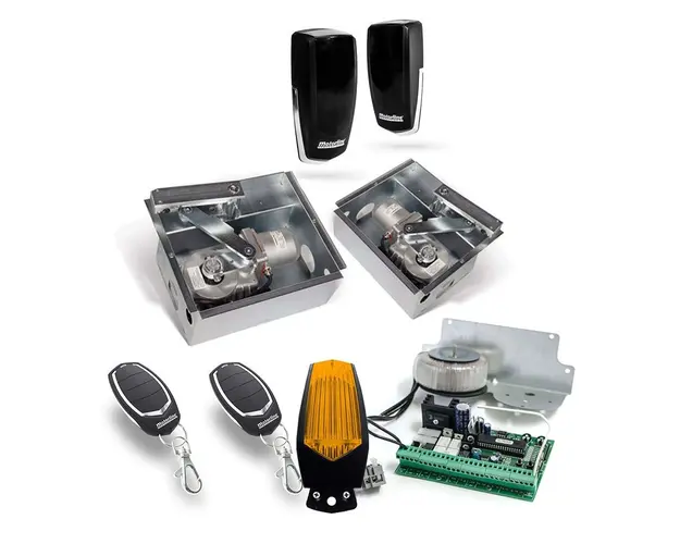 Kit automatizare poarta batanta Motorline SUBWING724, 2.5 m/canat, 24 Vdc, 500 Kg/canat
