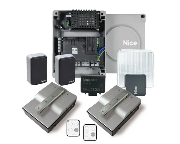 Kit automatizare poarta batanta Nice SFAB2124BDKCE, 400 Kg, 2.3 m, 120 W