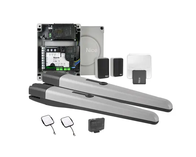 Kit automatizare poarta batanta Nice TOONA4024BDKCE, 500 Kg/canat, 3 m/canat, 24 V