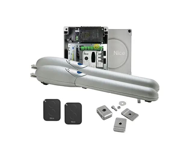 Kit automatizare poarta batanta Nice WINGO2024KCE, 200 Kg/canat, 2 m/canat, 24 V