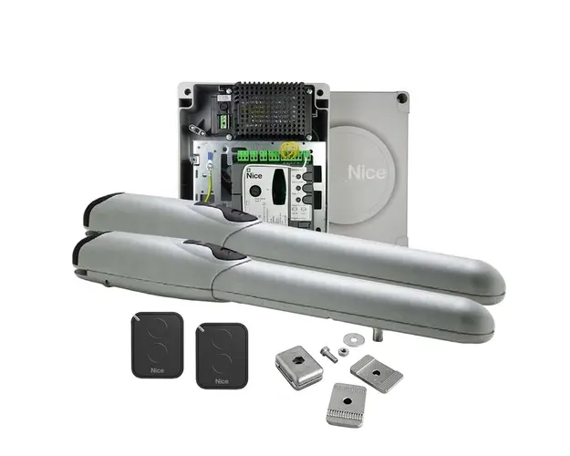 Kit automatizare poarta batanta Nice WINGO3524KCE, 200 Kg/canat, 3.5 m/canat, 24 V