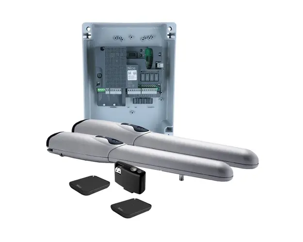 Kit automatizare poarta batanta Nice WINGO4KLT, 200 Kg/canat, 2m/canat, 230V