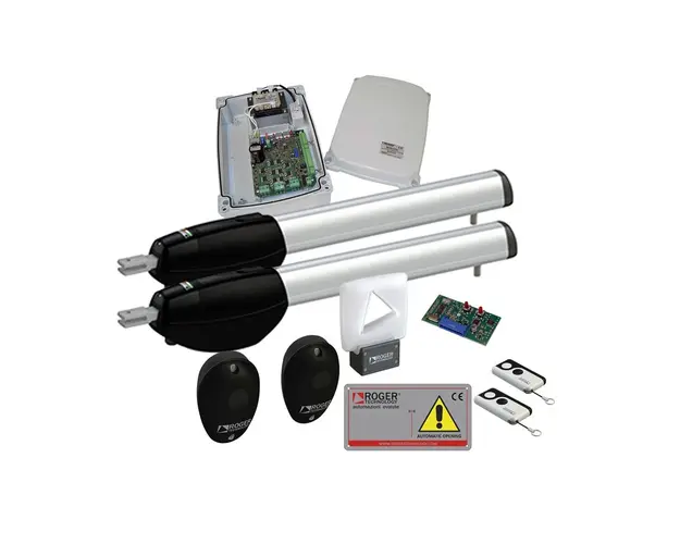 Kit automatizare poarta batanta Roger Technology KIT BE/210, 2.5 m, 300 Kg, 24 Vdc