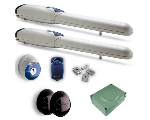 Kit automatizare poarta batanta Nice WINGO4BDKCE, 2 m/canat, 200 Kg/canat, 230 V