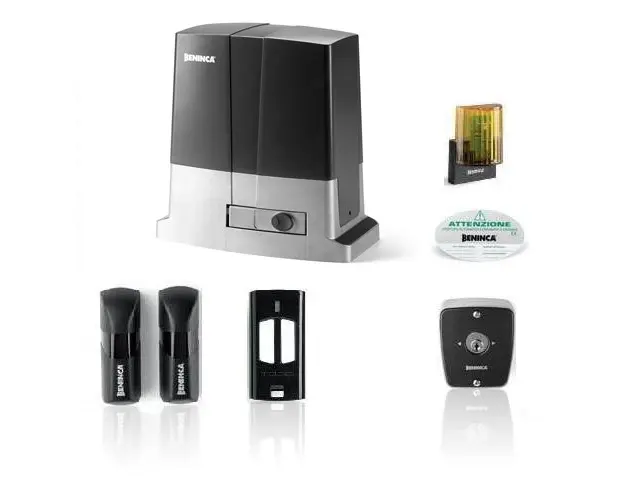 Kit automatizare poarta culisanta Beninca KBULL5M, 500 Kg, 220 V, 650 N