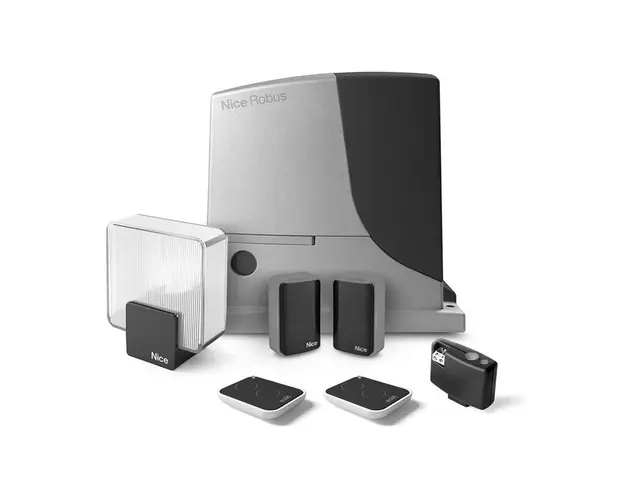 Kit automatizare poarta culisanta Nice ROBUSKIT RB600KCE B, 600 Kg, 8 m, 230 Vac, 515 W