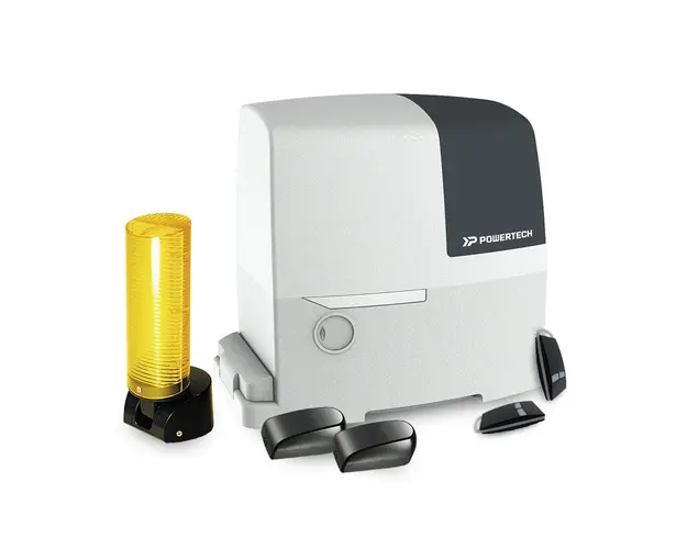 Kit automatizare poarta culisanta Powertech PL-1000, 1000 Kg, 8 m, 24 V