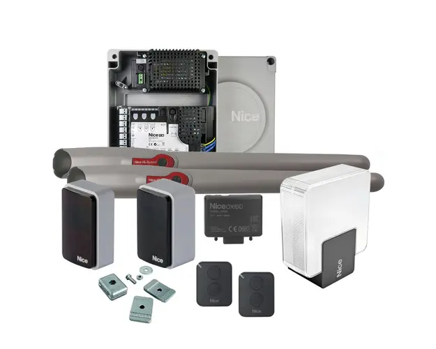 Kit automatizare porta batanta Nice WINGO3524HS, 200 Kg/canat, 3 m/canat, 24 Vcc