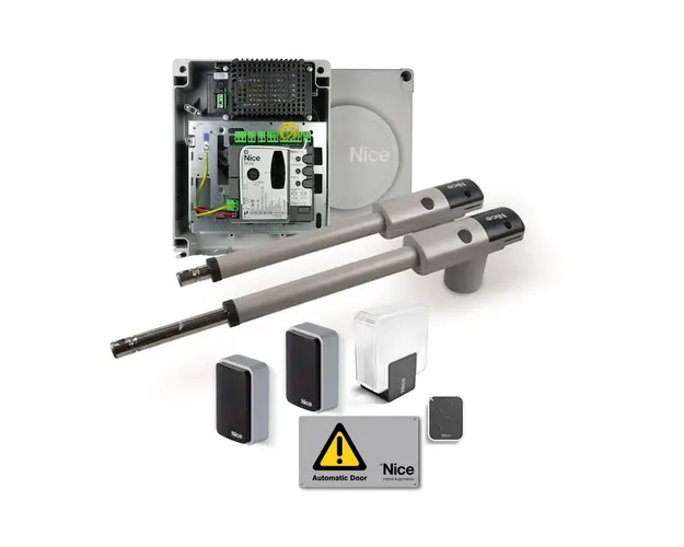 Kit automatizare porti batante Nice TOO3024KCER10, 3 m/canat, 300 Kg/canat, 24 V