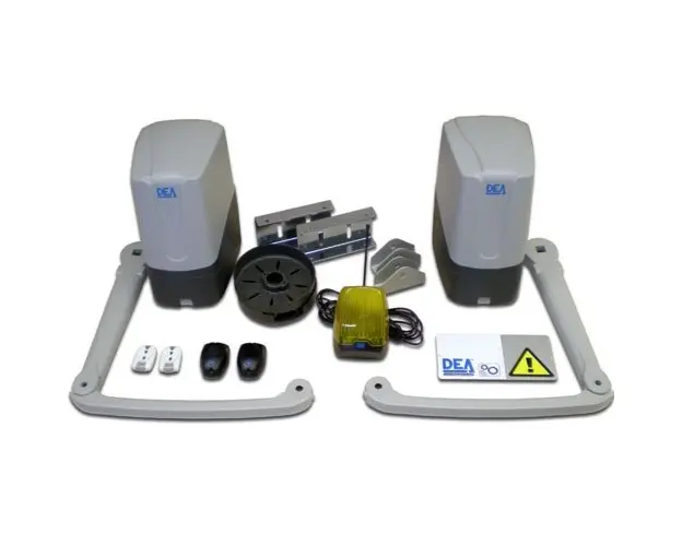 Kit automtizare poarta batanta Dea GEKO, 2 m/canat, 24 Vdc, 250 Kg/canat