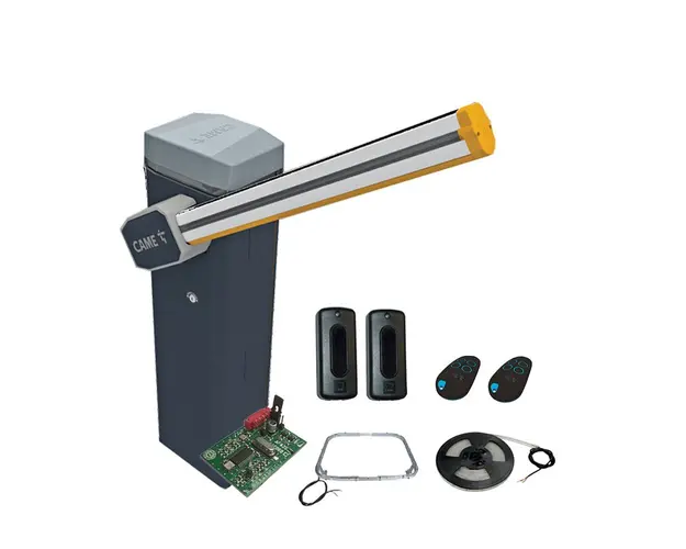 Kit bariera auto Came KIT GT4, 4 m, 24 VDC, 2 - 4 sec, utilizare intensiva
