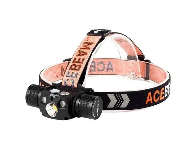 Lanterna profesionala pentru cap Acebeam H30 R+G, 4000 lumeni, 208 m