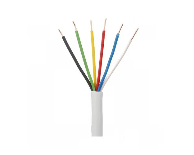 Cablu de alarma CCA LinkPower LINK-CCA-ALARM06, 6 x 0.22, rola 100 m, alb
