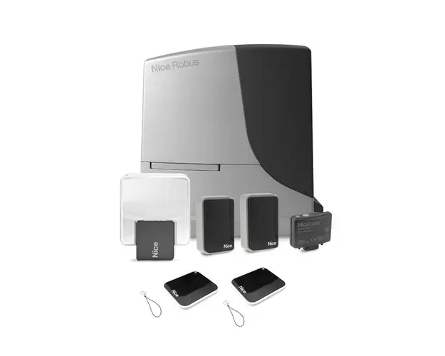 Kit automatizare poarta culisanta Nice Robus RB400BDKCE, 400 Kg, 8 m, 230 Vac, 250 W