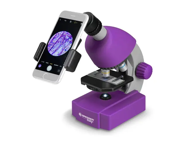 Microscop optic Bresser Junior 40x-640x mov