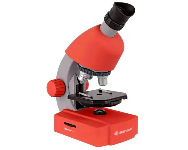 Microscop optic Bresser Junior 40x-640x rosu