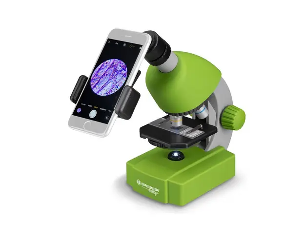 Microscop optic Bresser Junior 40x-640x verde