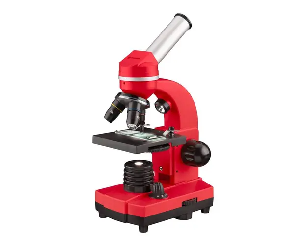 Microscop optic Bresser Junior Student Biolux SEL, rosu