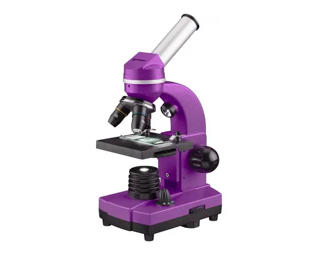 Microscop optic Bresser Junior Student Biolux SEL, violet