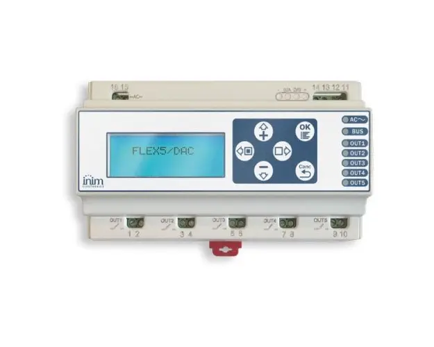 Modul de extensie pentru automatizari Inim Flex5/DAC, 5 terminale, aparent