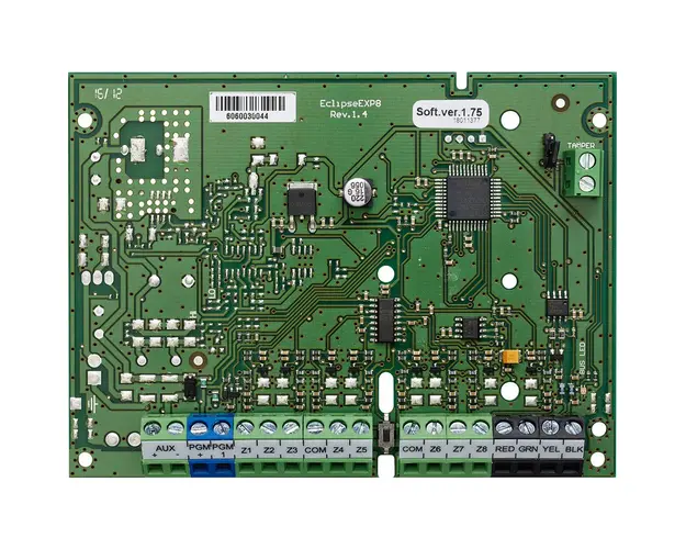 Modul de extensie Teletek Eclipse EXP8, 8 zone, 1 PGM, alimentare din centrala