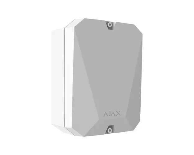 Modul de integrare wireless Ajax VHF Bridge WH, 8 iesiri, 868 MHz, RF 1800 m, alb