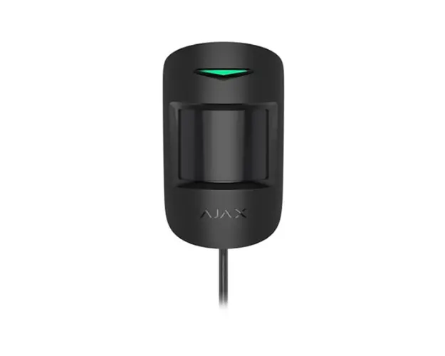 Detector de miscare PIR Ajax MotionProtect Fibra BL, 12 m, 88 grade, pet immunity