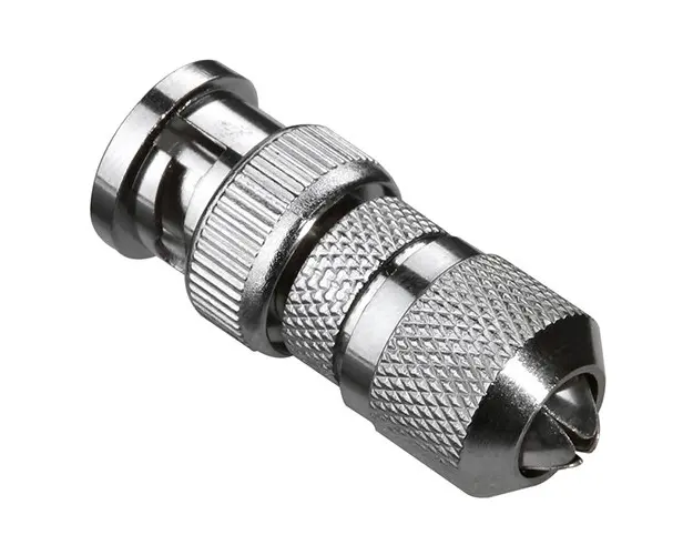 Mufa BNC metal pe cablu coaxial RG59/RG6