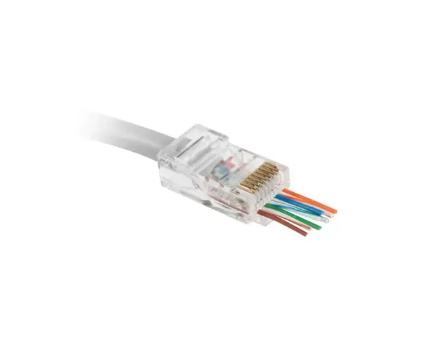 Mufe pentru UTP/FTP RJ45HOLE CAT6, pass through, pret/100 buc