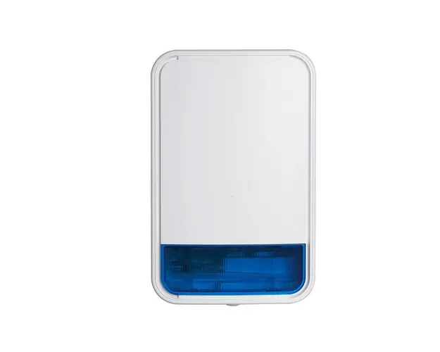 Sirena de exterior stroboscopica wireless DSC NEO PG8911BAT, 110 dB, PowerG, IP55