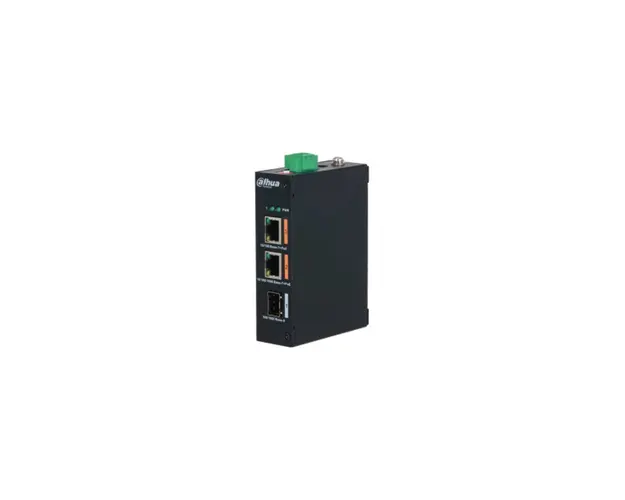 Switch cu 2 porturi PoE Dahua PFS3103-1GT1ET-60-V2, fara management