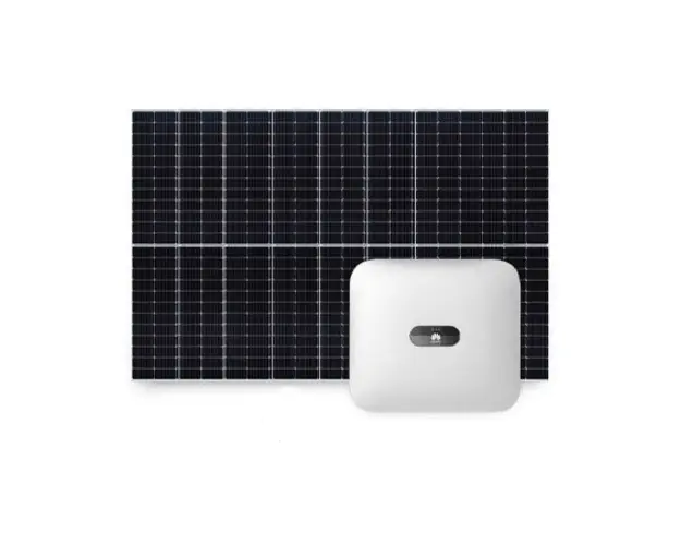 Sistem fotovoltaic 3 kW, invertor trifazat On Grid WiFi si 7 panouri Canadian Solar, 120 celule, 460 W