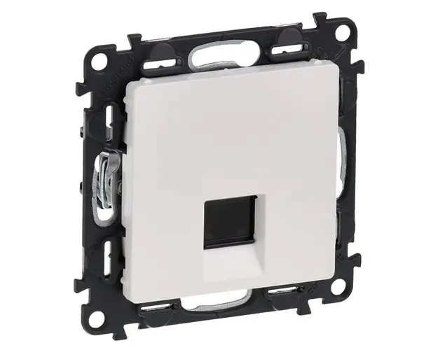 Priza date RJ45 CAT 6 Legrand, incastrata, alba