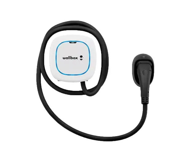 Statie de incarcare masini electrice Wallbox Pulsar Max cu cablu PLP2-0-2-2-9-001, 7.4kW, Type 2, 5m, WiFi, control de pe telefon