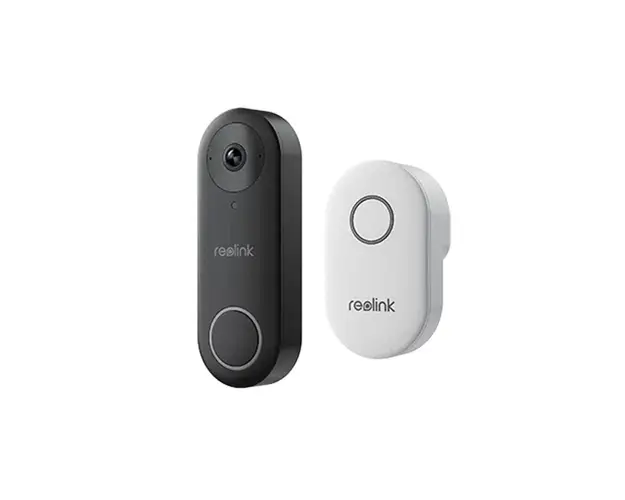 Sonerie video wireless Reolink Video Doorbell WiFi D340W, 2K, slot card, night vision, vizualizare de pe telefon, detectie miscare