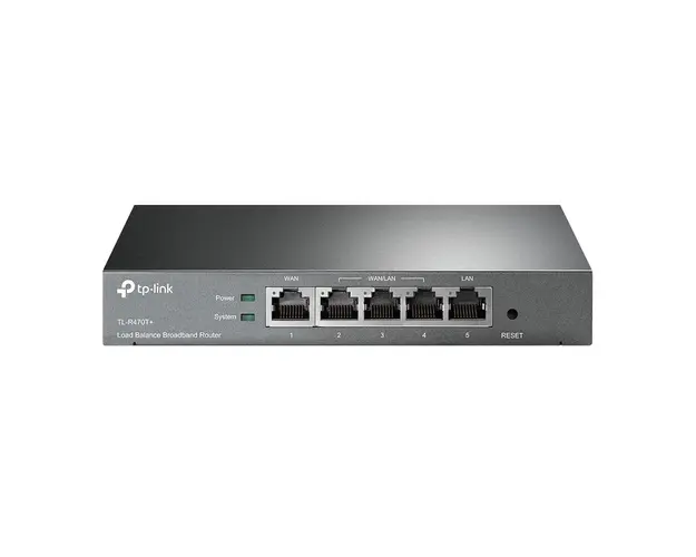 Router multi WAN Load Balance TP-Link TL-R470T+, 4 porturi WAN, 10/100Mbps
