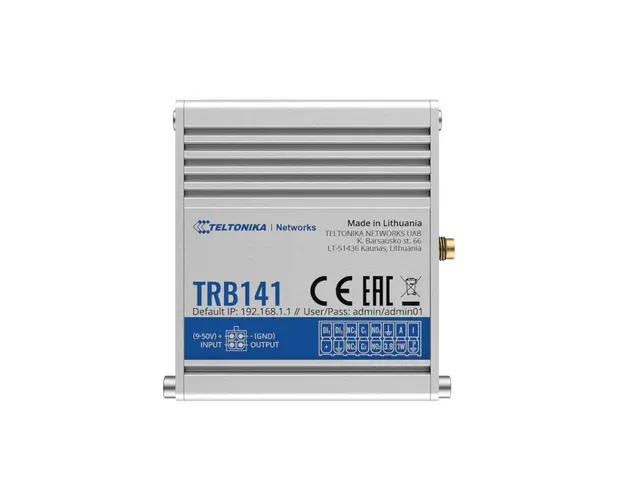 Gateway industrial Teltonika TRB141, Cat1, LTE, antena SMA, SMS/apel