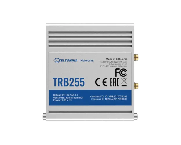 Gateway/controller industrial IP Teltonika TRB255, Dual SIM, LTE, EGPRS, Ethernet, SMS/apel, IoT