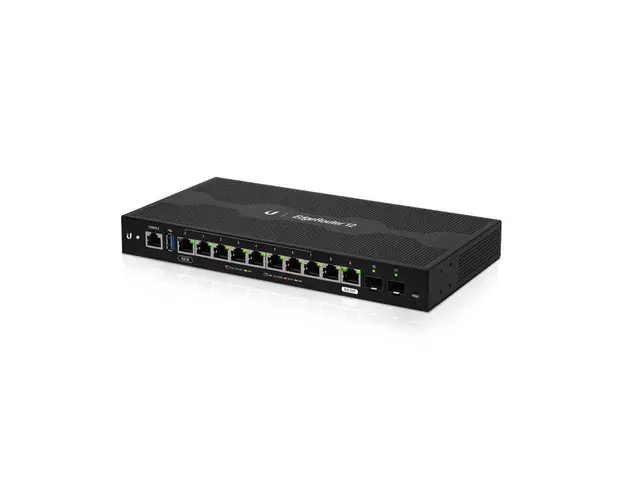 Router Ubiquiti EdgeRouter 12 ER-12, 1GB DDR3, 10 porturi 10/100/1000 RJ45, 2 porturi 1Gbps SFP