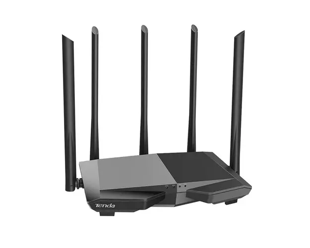 Router wireless Dual Band Tenda AC7, 1 port WAN, 3 porturi LAN, 2.4/5.0 GHz, 6 dBi, MU-MIMO, 1200 Mbps