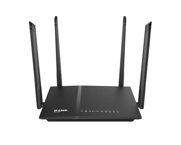 Router wireless Gigabit Dual Band D-Link AC1200 DIR-825/EE, 5 porturi, 2.4/5.0 GHz, MU-MIMO, 1200 Mbps
