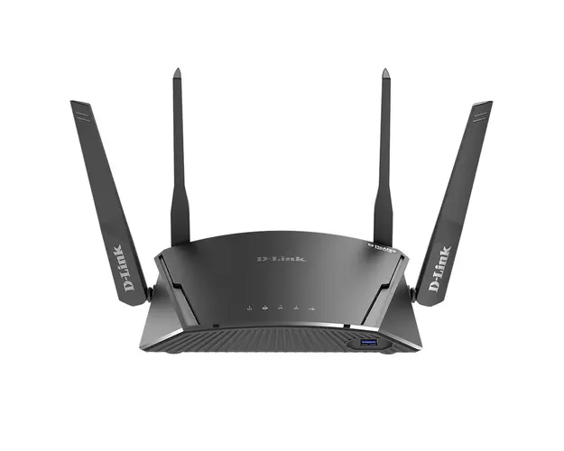 Router wireless Gigabit Smart Mesh EXO AC1900 D-Link DIR-1960, 5 porturi, 2.4/5.0 GHz, 4x4 MU-MIMO, 1900 Mbps