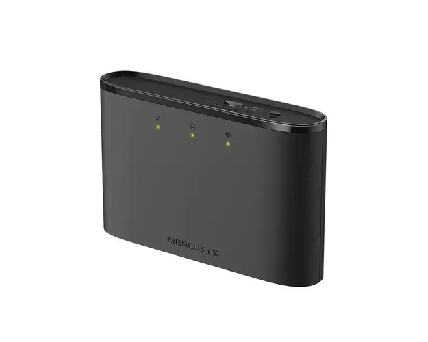 Router wireless portabil 4G LTE Mercusys MT110, Wi-Fi, 150 Mbps, autonomie 10 ore, 2200 mAh, card SIM