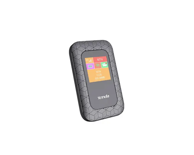 Router wireless portabil LTE Tenda 4G185, 2.4 Ghz, 150 Mbps, 3G/4G, ecran LCD, 2100 mAh, autonomie 10 ore