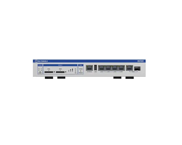 Router industrial IP Teltonika RUTXR1, Dual SIM, WiFi, GSM, 4G, SFP, Ethernet, 10/100/1000 Mbps, IoT