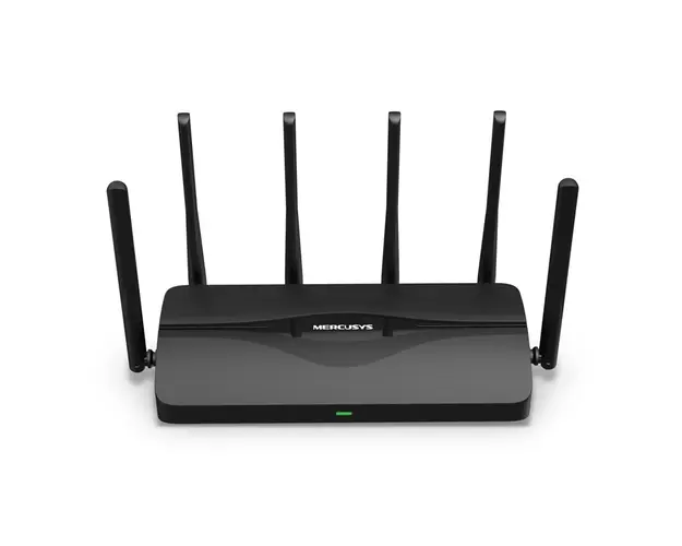 Router wireless Tri-Band Mercusys BE9300 MR47BE, 2.4-5-6 GHz, Wi-Fi 7, 9214 Mbps, 4 porturi, EasyMesh